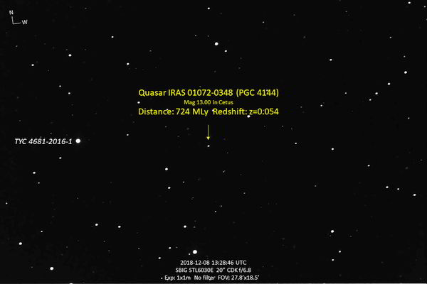 Quasar in Cetus