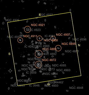NGC 4889 field