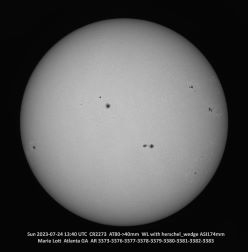 Sun Whole Disk 7-24-2023