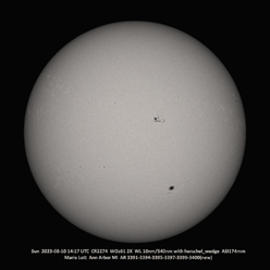 Sun Whole Disk 8-10-2023